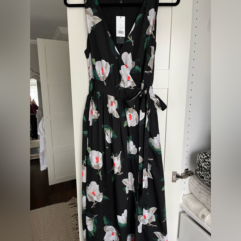 Banana Republic Floral Wrap Dress